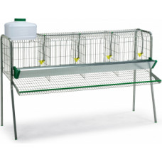 BATTERY FOR LAYING HENS 4 COMPARTMENTS