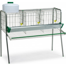 BATTERY FOR LAYING HENS 3 COMPARTMENTS