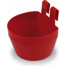 PLASTIC FEEDER WITH HOOKS - RED