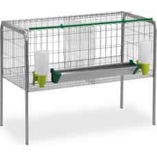 CAGE FOR FATTENING CHICKENS 2 COMPARTMENTS