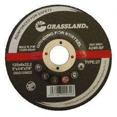 Grinding wheel 125x6.0x22.2  27. Stainless steel