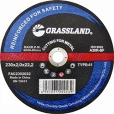 Grassland Griešanas disks 230x2,0x22,2 41. Metāls un tērauds