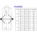 Puli Divu statņu hidrauliskais pacēlājs ar elektromagnētisko atbrīvošanu, 4,0 t / 4,0 t, 380 V