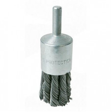 End type, twisted knot wheel brush, 25mm