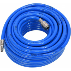 Rubber air hose with quick couplers PVC  (Ø10x14mm), 10m