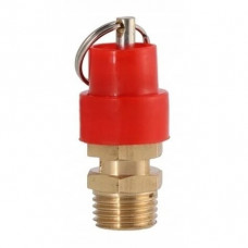 Safety valve 0-8bar. Spare part / 3/8'', for compressor  0 - 8bar